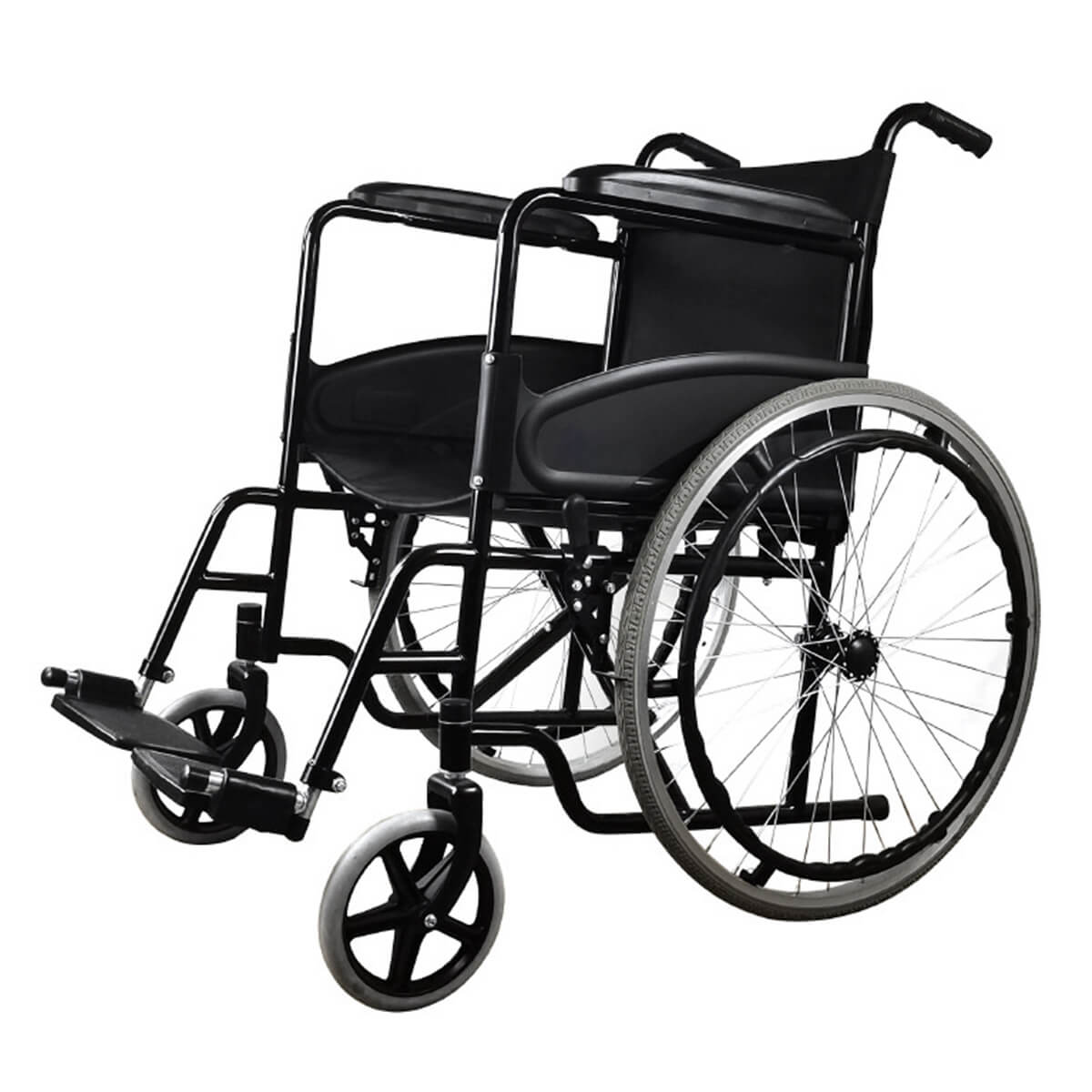 Manual wheelchair with low backrest-JS001C