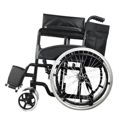 Manual wheelchair with low backrest-JS001