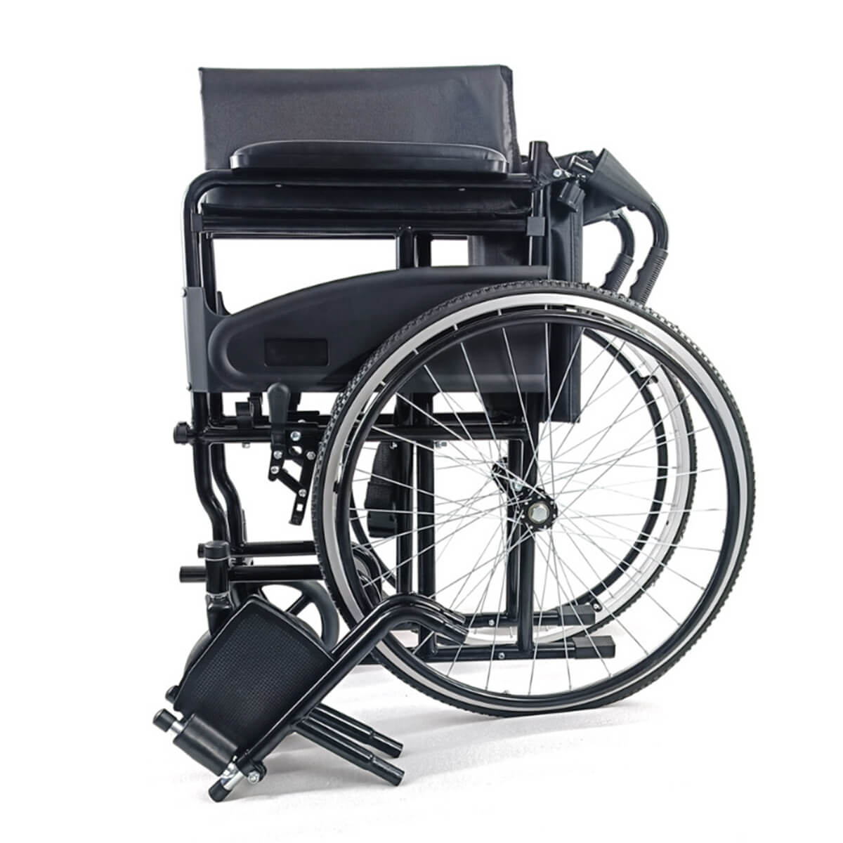 Manual wheelchair with low backrest-JS001