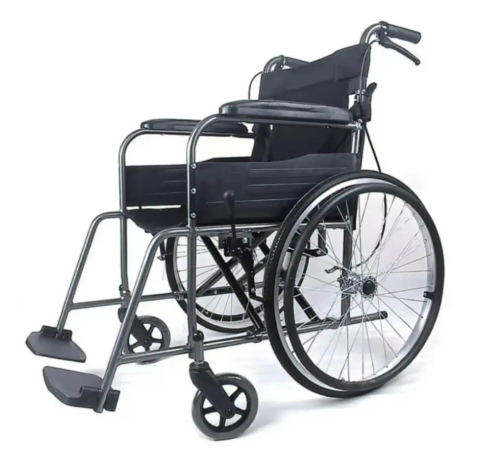 Manual wheelchair with low backrest-JS002