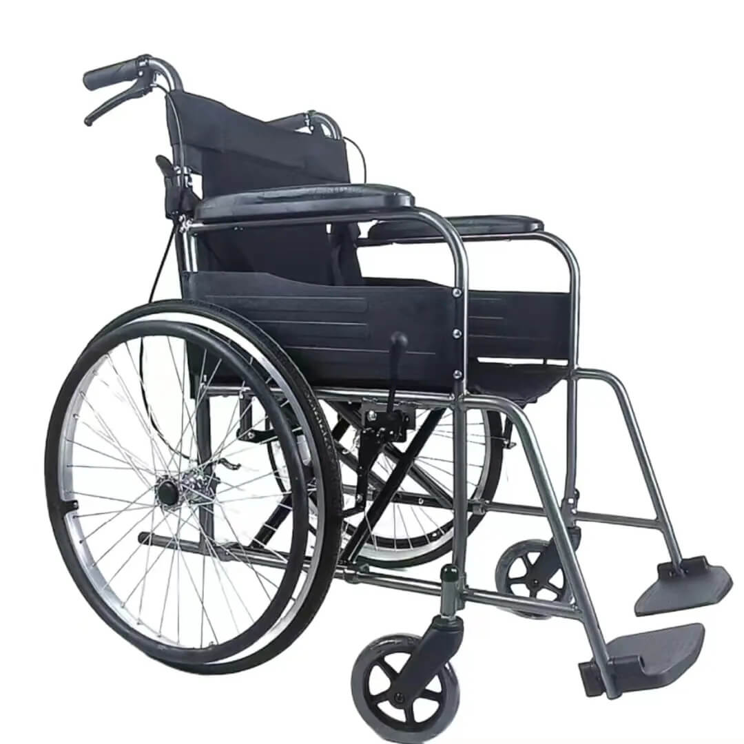 Manual wheelchair with low backrest-JS002