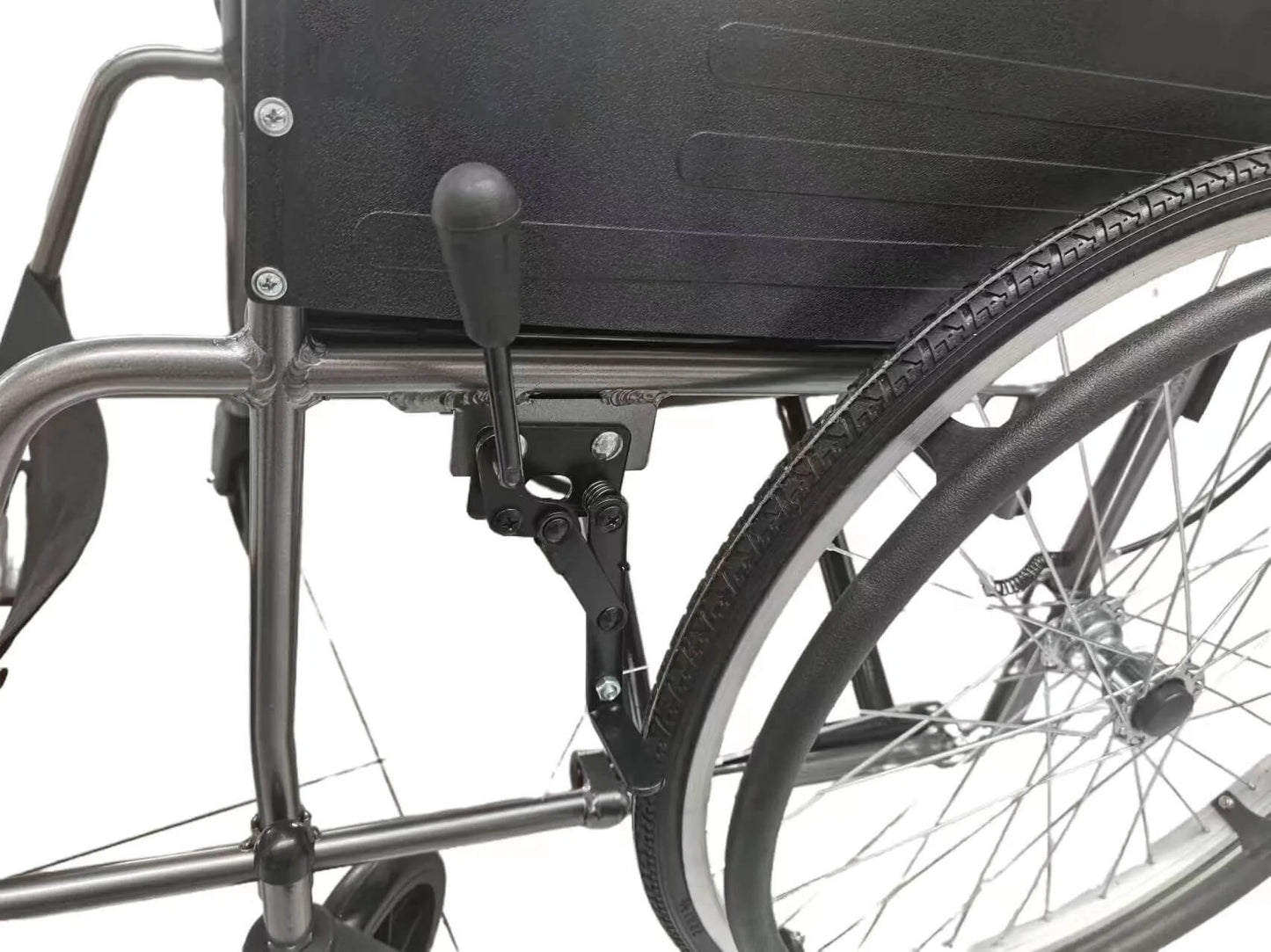 Manual wheelchair with low backrest-JS002