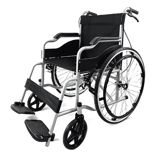 Manual wheelchair with low backrest-JS003