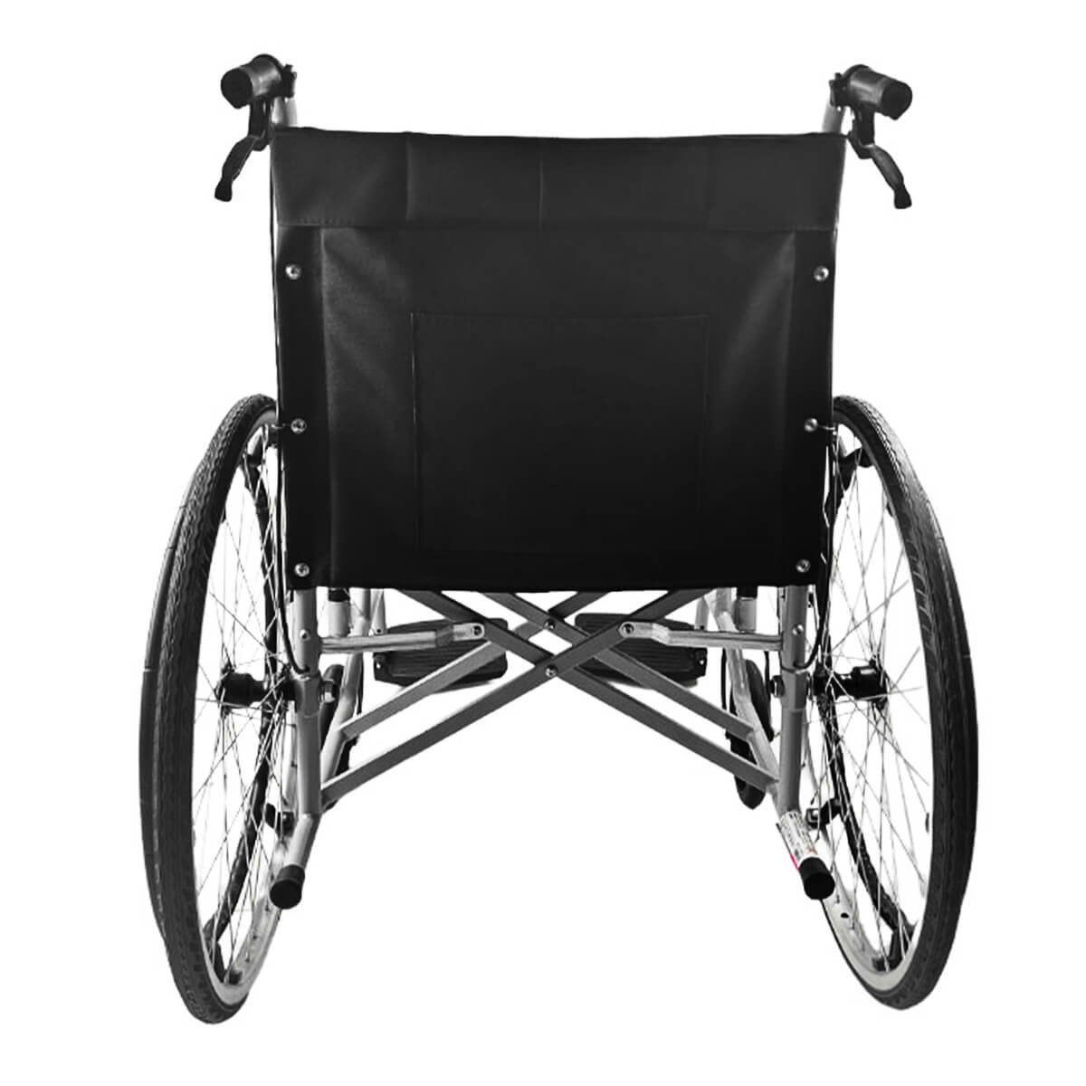 Manual wheelchair with low backrest-JS003