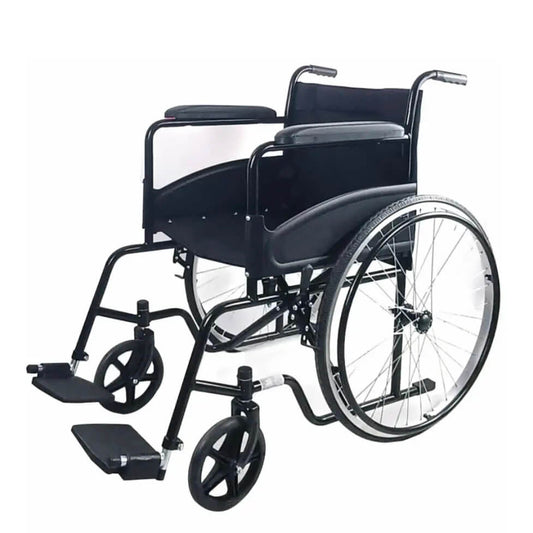 Manual wheelchair with low backrest-JS011