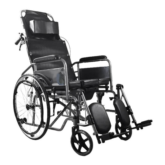 Manual wheelchair with low backrest-JS027