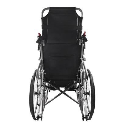 Manual wheelchair with low backrest-JS027